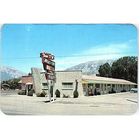 None and/or Unknown Other - 1950s Hillcrest Motel Business Card Provo Utah AF9-S5
